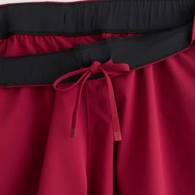 Abercrombie & Fitch Ypb Motiontek Unlined Ready Short In Red