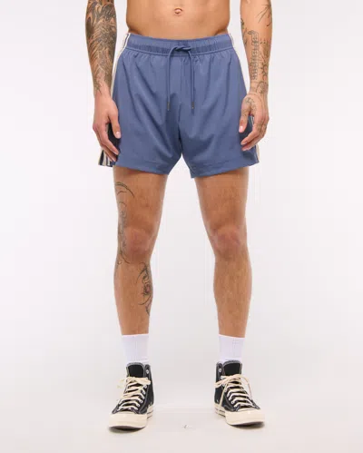 Abercrombie & Fitch Ypb Motiontek Retro Short In Blue