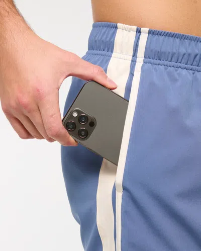 Abercrombie & Fitch Ypb Motiontek Retro Short In Blue