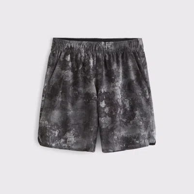 Abercrombie & Fitch Ypb Motiontek Athletic Fit Unlined Ready Short In Gray