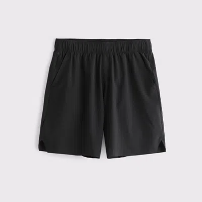 Abercrombie & Fitch Ypb Motiontek Athletic Fit Unlined Ready Short In Black