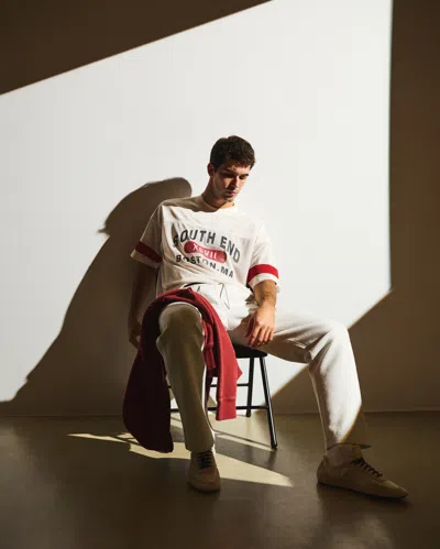 Abercrombie & Fitch Ypb Neoknit Max Relaxed Straight Bottom In White