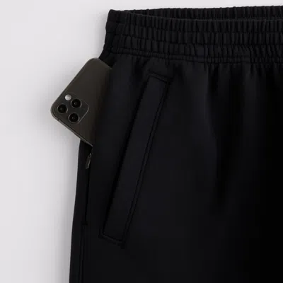 Abercrombie & Fitch Ypb Neoknit Max Relaxed Straight Bottom In Black