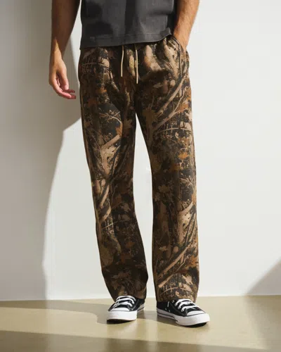 Abercrombie & Fitch Ypb Neoknit Max Relaxed Straight Bottom In Black