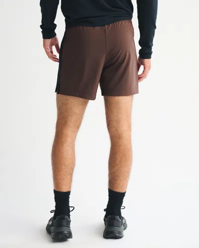 Abercrombie & Fitch Ypb Motiontek Retro Short In Brown