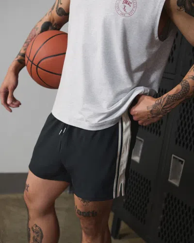 Abercrombie & Fitch Ypb Motiontek Retro Short In Black