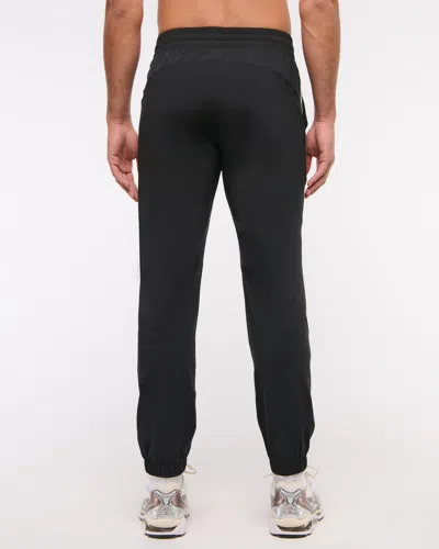 Abercrombie & Fitch Ypb Motiontek Cinched Hem Pant In Black