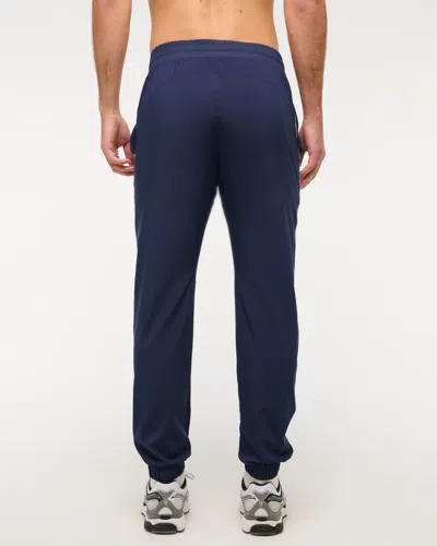 Abercrombie & Fitch Ypb Motiontek Cinched Hem Pant In Blue