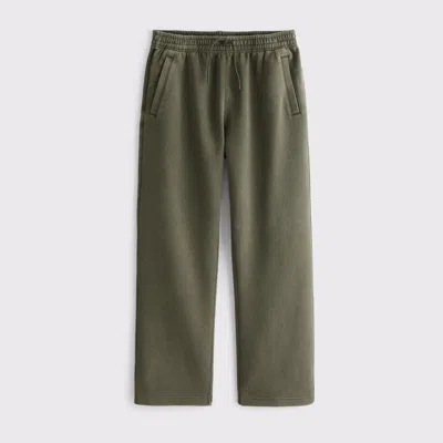 Abercrombie & Fitch Ypb Neoknit Max Relaxed Straight Bottom In Green