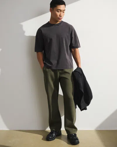 Abercrombie & Fitch Ypb Neoknit Max Relaxed Straight Bottom In Green