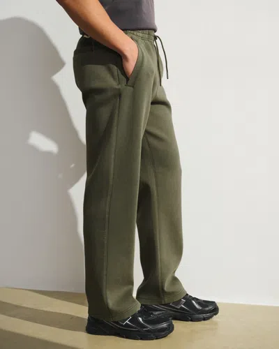 Abercrombie & Fitch Ypb Neoknit Max Relaxed Straight Bottom In Green