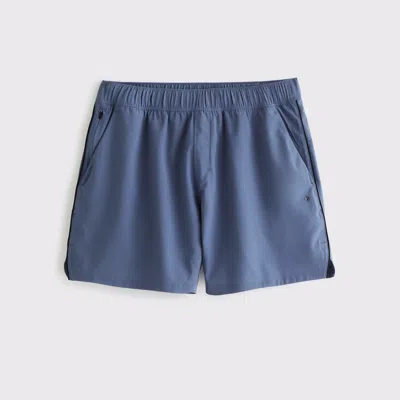 Abercrombie & Fitch Ypb Motiontek Lined Ready Short In Blue