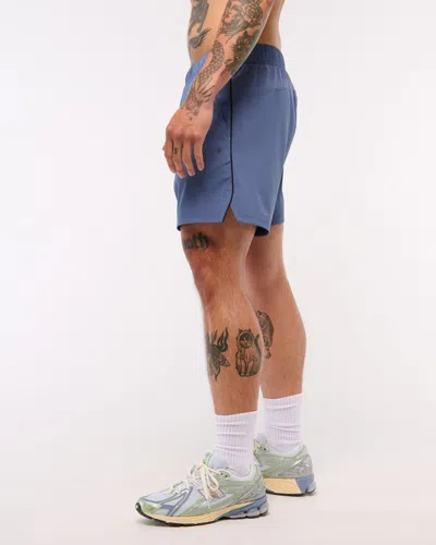 Abercrombie & Fitch Ypb Motiontek Lined Ready Short In Blue
