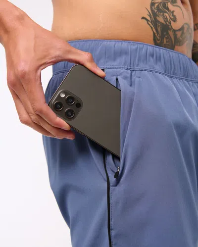 Abercrombie & Fitch Ypb Motiontek Lined Ready Short In Blue