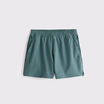 Abercrombie & Fitch Ypb Motiontek Lined Ready Short In Green