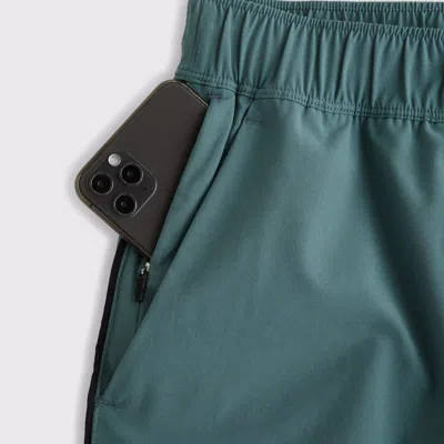 Abercrombie & Fitch Ypb Motiontek Lined Ready Short In Green