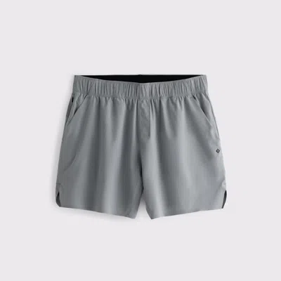 Abercrombie & Fitch Ypb Motiontek Lined Ready Short In Gray