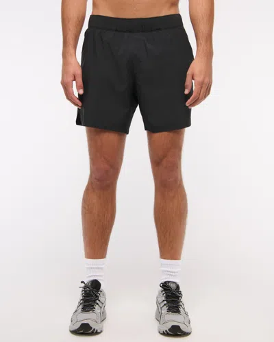 Abercrombie & Fitch Ypb Motiontek Lined Ready Short In Black