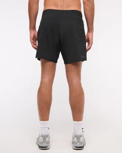 Abercrombie & Fitch Ypb Motiontek Lined Ready Short In Black