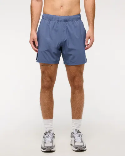 Abercrombie & Fitch Ypb Motiontek Unlined Ready Short In Blue