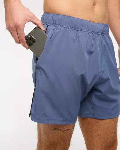 Abercrombie & Fitch Ypb Motiontek Unlined Ready Short In Blue