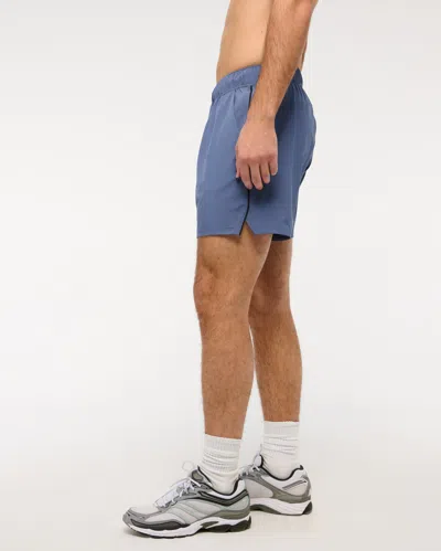 Abercrombie & Fitch Ypb Motiontek Unlined Ready Short In Blue