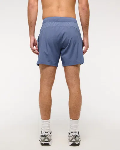 Abercrombie & Fitch Ypb Motiontek Unlined Ready Short In Blue