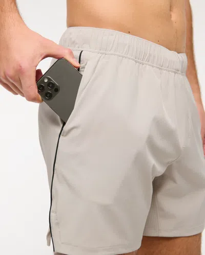 Abercrombie & Fitch Ypb Motiontek Unlined Ready Short In Neutral