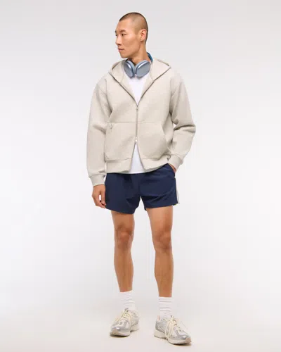 Abercrombie & Fitch Ypb Motiontek Retro Short In Blue