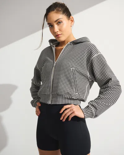 Abercrombie & Fitch Ypb On The Go 6am Full-zip Hoodie In Black