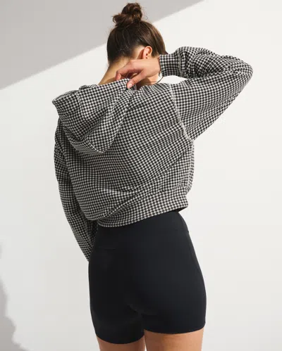 Abercrombie & Fitch Ypb On The Go 6am Full-zip Hoodie In Black