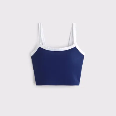 Abercrombie & Fitch Ypb Studioflex Cami Tank In Blue