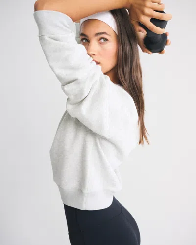 Abercrombie & Fitch Ypb On The Go Crew In Gray