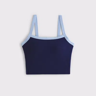 Abercrombie & Fitch Ypb Studioflex Cami Tank In Blue
