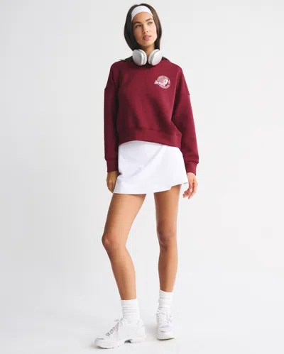 Abercrombie & Fitch Ypb Neoknit On The Go Prince Tennis Crew In Red