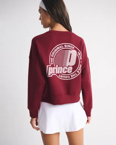 Abercrombie & Fitch Ypb Neoknit On The Go Prince Tennis Crew In Red