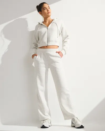 Abercrombie & Fitch Ypb Neoknit On The Go Mini Full-zip In Gray