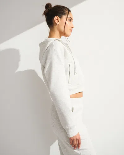 Abercrombie & Fitch Ypb Neoknit On The Go Mini Full-zip In Gray