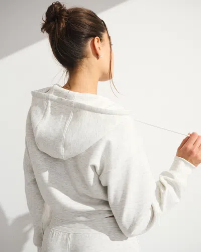 Abercrombie & Fitch Ypb Neoknit On The Go Mini Full-zip In Gray