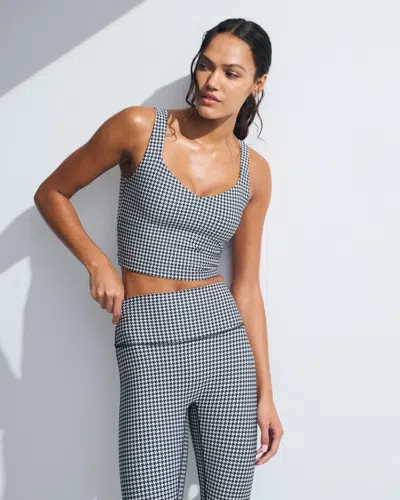 Abercrombie & Fitch Ypb Sculptlux Sweetheart Tank In Pattern