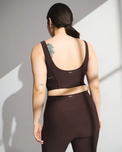 Abercrombie & Fitch Ypb Sculptlux Sweetheart Tank In Brown