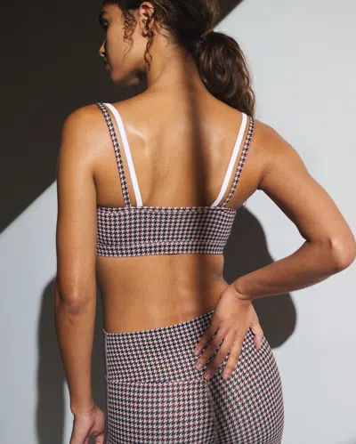 Abercrombie & Fitch Ypb Double-layered Sports Bra In Brown