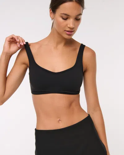 Abercrombie & Fitch Ypb Studioflex Sports Bra In Black