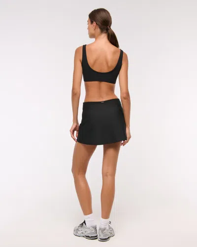 Abercrombie & Fitch Ypb Studioflex Sports Bra In Black