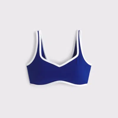 Abercrombie & Fitch Ypb Studioflex Sports Bra In Blue