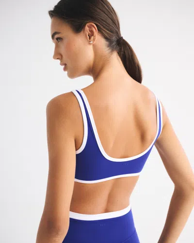 Abercrombie & Fitch Ypb Studioflex Sports Bra In Blue