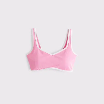 Abercrombie & Fitch Ypb Studioflex Sports Bra In Pink