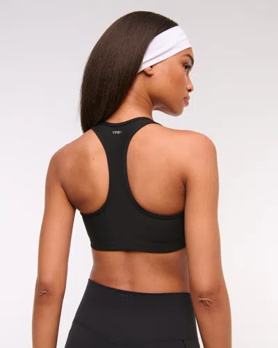Abercrombie & Fitch Ypb Sculptlux Sports Bra In Black