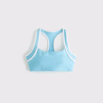 Abercrombie & Fitch Ypb Sculptlux Sports Bra In Blue