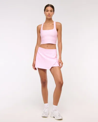 Abercrombie & Fitch Ypb Sculptlux Strappy-back Tank In Pink